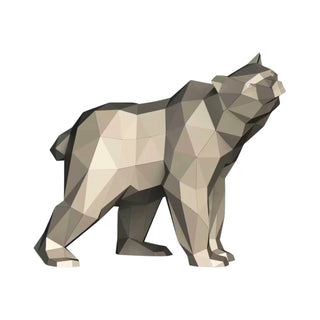 Ours en métal, sculpture d'art métallique fabriquée par Cyril Maire