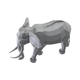 Statue d'un éléphant grande taille - Sculpture d'un éléphant en métal idéal pour l'extérieur