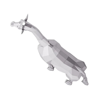 Statue d'une girafe XXL, sculpture d'une girafe en métal pour l'extérieur