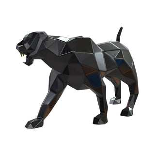 Sculpture d'une panthère XXL en métal