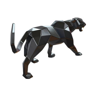 Sculpture d'une panthère XXL en métal