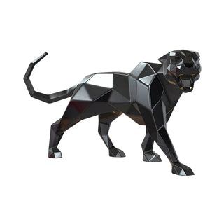 Sculpture d'une panthère XXL en métal