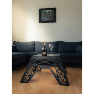 Table basse tour Eiffel en métal